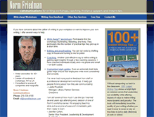 Tablet Screenshot of normfriedman.com